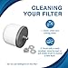 ZENWATER Genuine Micro Ceramic Dome Filter Replacement - Exclusively for Zen Water Countertop Gravity Filtration System - Clean and Mineral-Rich Hydration