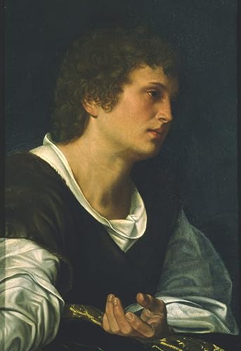 Tableau Saint Jean l'Évangéliste Girolamo Savoldo Affiche Art Impression sur Toile 60x90cm