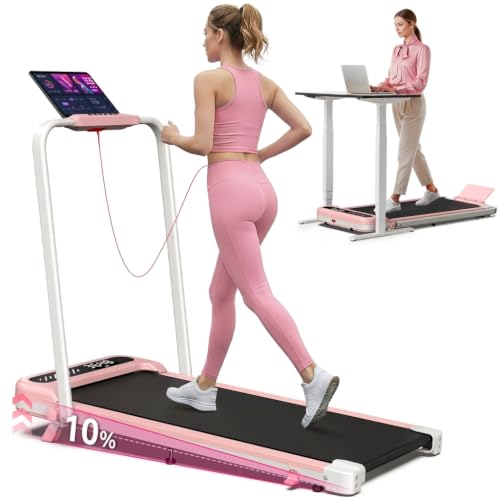 Cardirun Loopband voor Thuis met 10% Helling, 6-in-1 Loopband Inklapbare