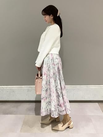 Amazon | [セルフォード] トリムデザインエンブレムカーディガン