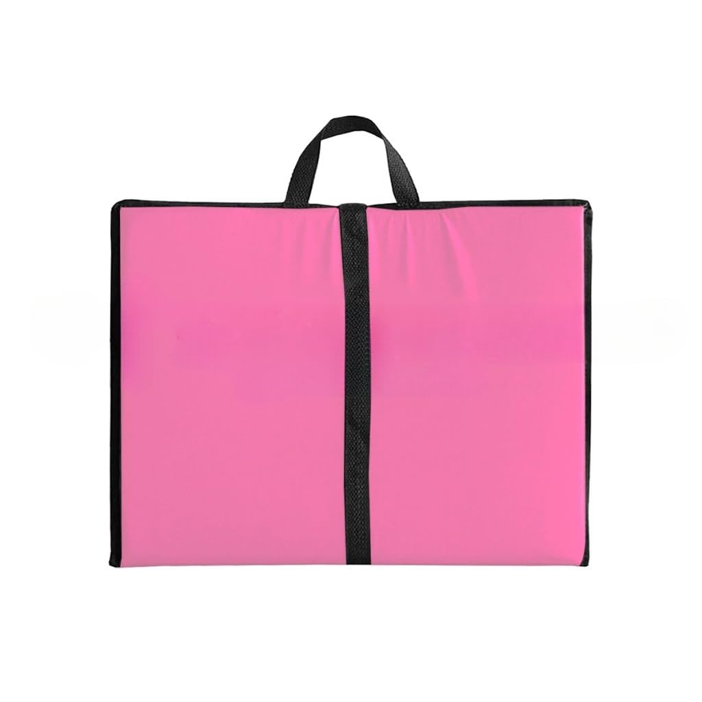 Colchonete Dobrável Fitness, Colchonete Academia Pilates Yoga com Alça Tipo Maleta,
