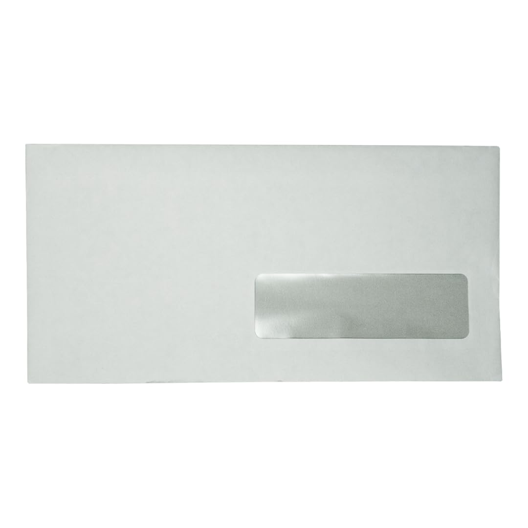 DULA EA5/6 Umschläge, 110 x 220 mm, Venster rechts, 1000 Stück, Selbstklebend mit Klebestreifen, 80 g/m²