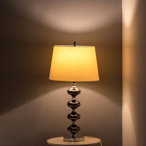 Image of Black Lamp Finials 1-1 /2 Inch Oil Rubbed Black Ball Knob Lamp Shade Lighting Lamps Finials Decorative Knob Topper Decoration for Harp Holder Table Lamps