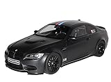 Aus Resin mit Plastikteilen B-M-W 3er M3 DTM Champion Edition Schwarz Matt 2005-2013 Nr 029 1/18 GT Spirit Modell Auto mit individiuellem Wunschkennzeichen