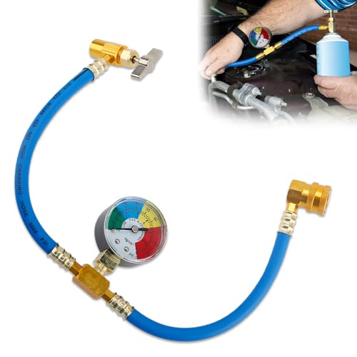 Kit de Manguera de Carga de Refrigerante R134A con Medidor miniatura 1