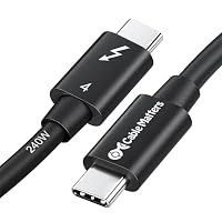 Cable Matters [Certificato Intel] Cavo Thunderbolt 4 da 40 Gbps con video 8K e ricarica da 240 W da...