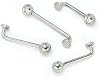 Painful Pleasures Christina Piercing 14g Titanium L Bar Barbell - 19mm ~ 34"