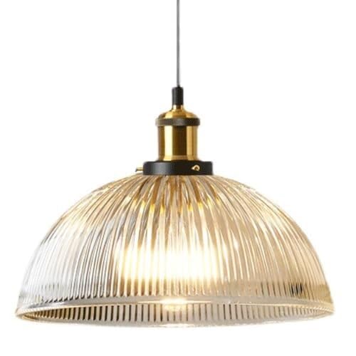 Chandelier suspension en verre design bol pour une ambiance chaleureuse sur le balcon