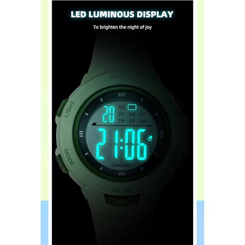 Image of ON TIME OCTUS Digital Watch for Kids Unisex Multi-Functional Waterproof Sports Watch for Boys and Girls Between 4 to 13 Years of Age