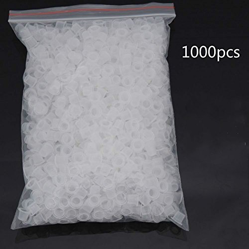 Yuelong 1000 Tattoo Ink Caps Cups Disposable Pigment Cups 16Mm Large Tattoo Plastic Cap For Tattoo Ink #TOP7