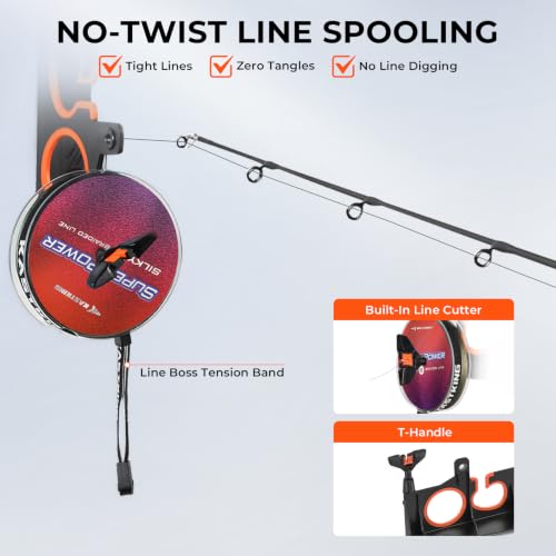 Image of KastKing Horizontal Fishing Rod Holder, Upgraded w /Spooler, 2 Pack