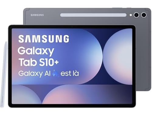 SAMSUNG Tablette Tactile Galaxy Tab S10+ 12.4'' WiFi 256 Go Anthracite [version Roumaine]