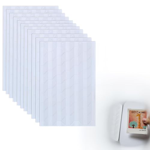 Annlpoy Coin Photo Autocollant Coins adhesifs Photos Transparents,Stickers Autocollant pour Album Photo,pour Albums Photos, Scrapbooking et Loisirs Créatifs, Adhésifs Forts et Faciles à Utiliser