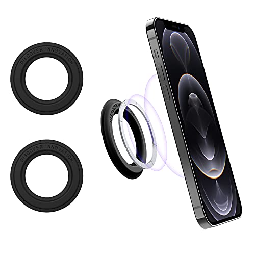 Nillkin MagSafe Wall Mount Magnetic Shower Phone Holder Waterproof 2 Pack SnapHold Magsafe Sticker for iPhone 17 16 15 14 13 12 Series Magnetic Phone Holder Phone MagSafe Mount for Bathroom Black