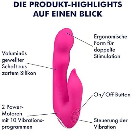 Vibrador EIS Wild Rabbit de silicona, forma ergonómica y estimulación doble