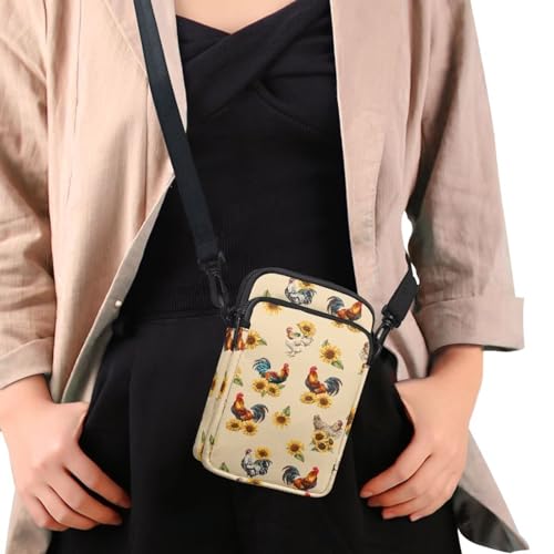 Women's 2 Layer Crossbody Shoulder Bag Satchel Bags Purse for Travel Office Work3