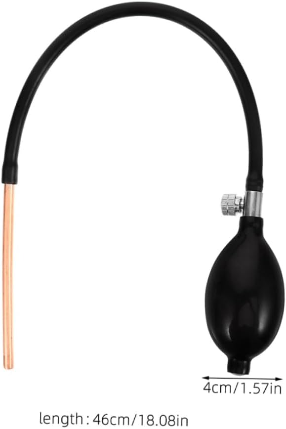 MAGICLULU 2PCS Sugar Blowing Pump Kit Manual Sugar Art Tools Extended Copper Tubes for Candy Decoration and