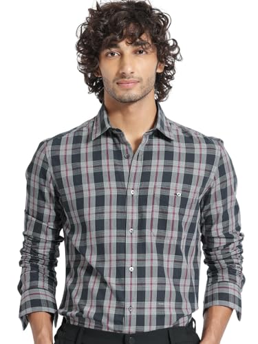 Image of Rare Rabbit Regular fit Checked Shirt