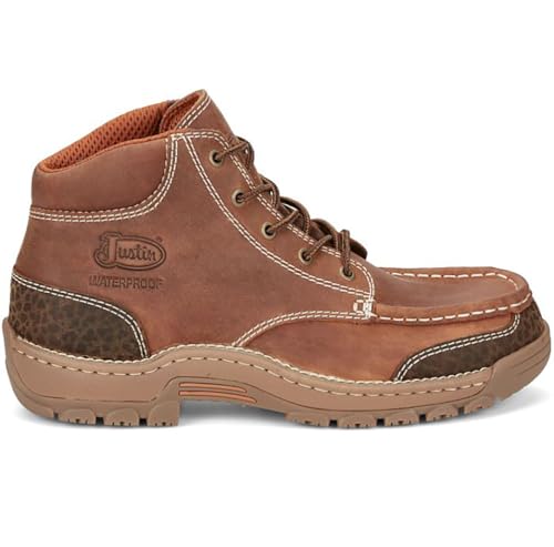 Justin Men's Corbett 5" Lace-Up Waterproof Work Boot2