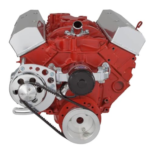 Small Block Chevy V-Belt Kit - Alterantor Only and Electric Water Pump