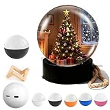 HGTRH Esfera de Cristal Personalizada, Memory Orb Bola de Cristal Bola Foto Bola Cristal Personalizada 3D Crystal Ball Bola Navidad Video Black Standard Version