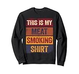 Photo Gallery bbq smoker shirt retro vintage my meat smoking felpa Photo Gallery bbq smoker shirt retro vintage my meat smoking felpa