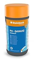 Steinbach Poolpflege pH-Minus Granulat - 0753001TV00-1,5 kg - Zur pH-Wert-Senkung im Pool - Gut löslich & staubreduziert - Für bessere Wirksamkeit von Chlor & Desinfektionsmitteln