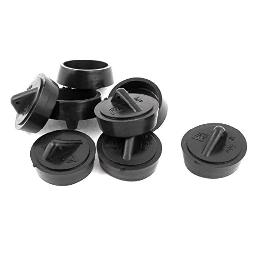 DealMux Borracha Água Diskho-propp Eliminação stoppare 1 3/8 diameter 8 st Preto