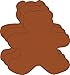 Teddy Bear Large Single Color Creative Cut-Outs