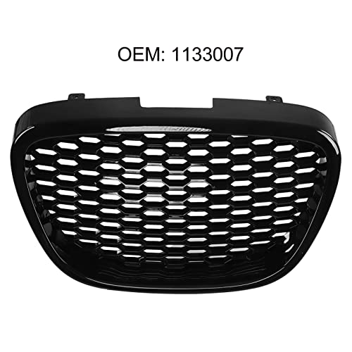 Rejilla delantera de ABS negro brillante premium para parachoques Seat Leon 6