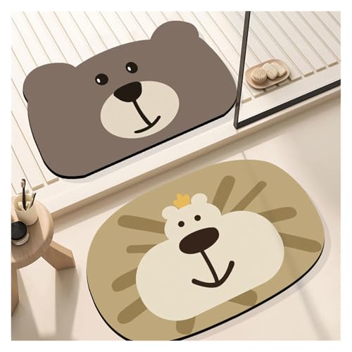 Tapis de douche antidérapant séchage rapide et absorbant pour sol