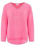 Photo Gallery zwillingsherz felpa da donna con scritta - oversize pullover in cotone - maglia a maniche lunghe con scollo a v - comoda maglietta per il tempo libero con messaggio positivo, look casual per tutti i Photo Gallery zwillingsherz felpa da donna con scritta - oversize pullover in cotone - maglia a maniche lunghe con scollo a v - comoda maglietta per il tempo libero con messaggio positivo, look casual per tutti i