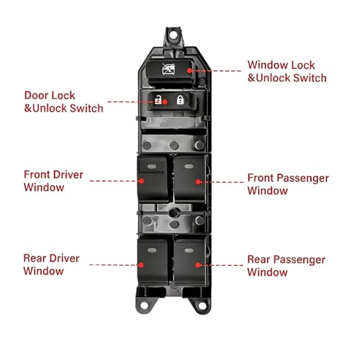 Interrupteur bouton lève-vitre bloqué ? Solution pour Toyota Prius - 6
