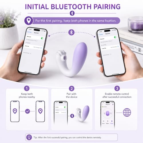 Image of KLEN Massager Machine for Women with App Control and 10 Speed Dual Action