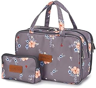 Travel Makeup Bag Toiletry Bags Large Cosmetic Cases for Women Girls Water-resistant