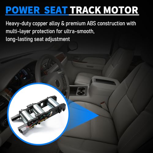 JKIANTECH Power Seat Motor W/O Memory, 6 or 8 Way Adjustable, Compatible with Cadillac Escalade, GMC Sierra Yukon, Chevy Silverado & More (2007-2014), Replaces L0060111 - Thumbnail 6