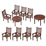 Miniatures réalistes : conçues avec précision, ces miniatures reproduisent fidèlement le mobilier réel, ajoutant profondeur et réalisme à vos scènes miniatures, ornements de paysage miniatures et meubles de maison miniatures