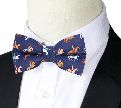 Image of OCIA Cute Pattern Pre-tied Bow Tie Adjustable Bowties for Adult & Children
