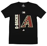 Outerstuff MLB Youth's Short Sleeve AC Team Icon Tee, Arizona Diamondbacks Large (14-16)