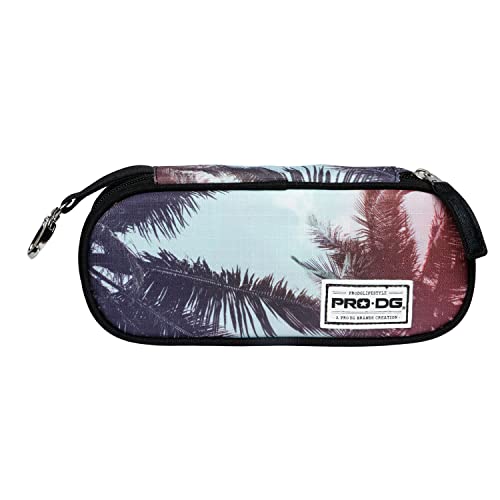 PRODG Palmtree-Pencil Case, Turquoise, 21 x 10 cm