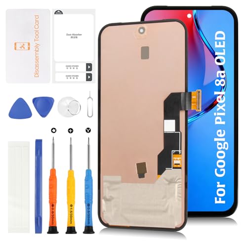 Image of Original for Google Pixel 8a OLED Screen Replacement 6.1 inch Touch Screen Digitizer LCD Display Assembly Original Repair Part 2024 GKV4X G6GPR G8HHN