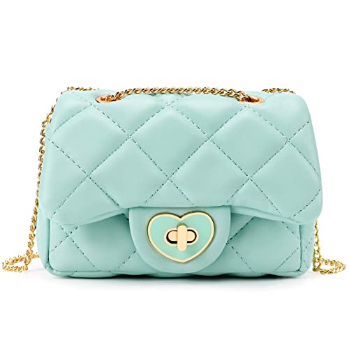 Image of mibasies Kids Purse Toddler Gifts for Little Girls Crossbody Purses Presents, Light Blue, Small, Small