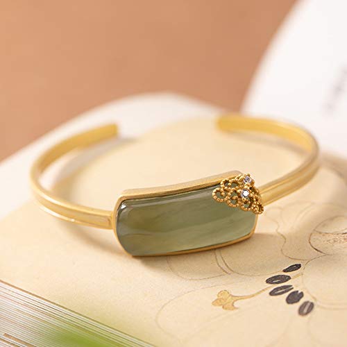 Pendentif saphir et jade de Hetian en argent 925 un bijou d'exception - 3