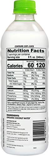 Harmless Harvest Raw Organic Coconut Water, 16 Oz #TOP2