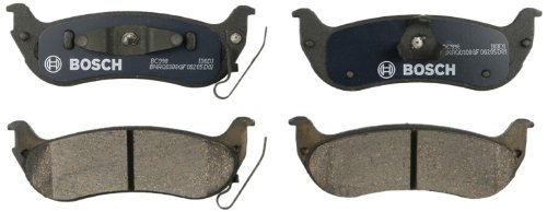 Bosch BC998 QuietCast Premium Ceramic Disc Brake Pad Set For 2004-2008 Chrysler Pacifica; Rear