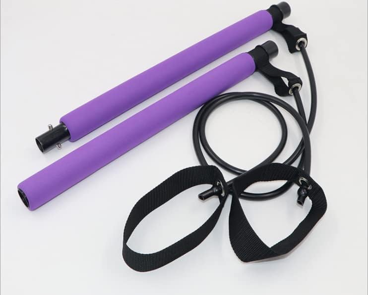 Archetype Direnç Bantlı Taşınabilir Pilates Bar Kiti - Kadınlar için Evde Egzersiz Ekipmanları - Yoga Barı ve Pilates Bandı ile Ev Spor Salonunda Tam Vücut Egzersizi - Görsel 3