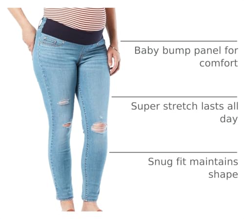 Image of Levi Strauss Signature Gold Women's Maternity Baby Bump Skinny Jeans - Discontinued