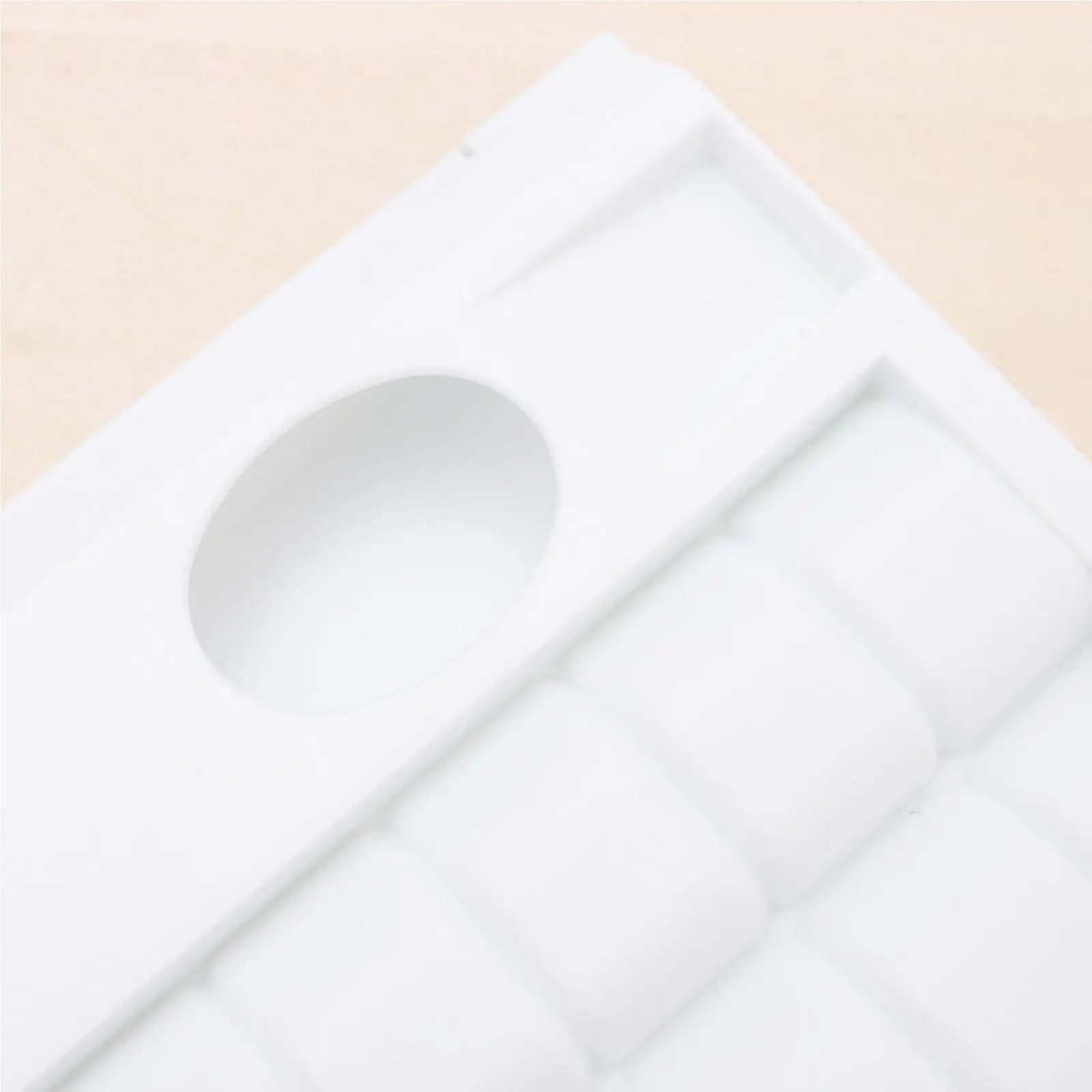 Palette De Peinture 2 pièces Palette de Couleurs Aquarelle Palette Peinture boîte de Peinture avec Couvercle 24 Compartiments Peinture Palette Plateau for Amateurs Peintres