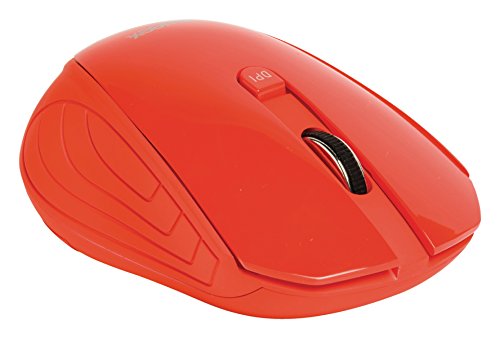 Preisvergleich Produktbild Eurosell Wireless Mouse - Funk Maus USB mit Nano Empfänger - rot