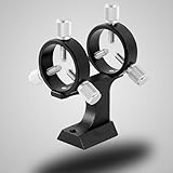 RichVibe Finderscope Bracket Mount, for Telescope 28-32mm Adjustable Guidescope Rings, Optical Support Stargazing Equipment(Black) - Image 8